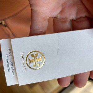 Tory Burch half moon tote in brown